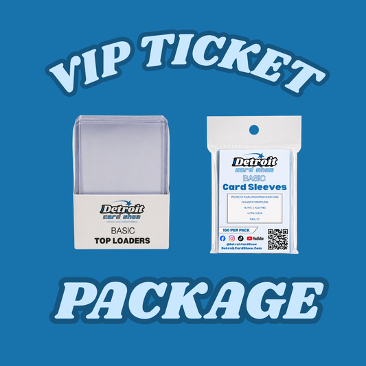 Detroit Card Show VIP Package May 16th (Please note: Kids will need a VIP ticket too! Kids under 12 are only free during General Admission hours)